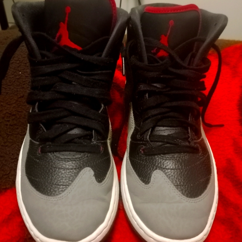 Air Jordan Black and Gray Sneakers Size 13 - Jordan KO 23 Black Smoke Grey